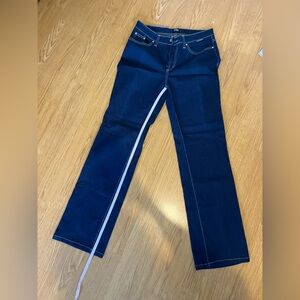 Gianfranco Ferre Navy Straight Leg Jeans
